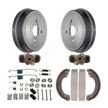 Rear Brake Drum Shoe Spring Cylinder Kit (6Pc) For 2002 Toyota Corolla Non-ABS From 04 02 K8N-100622