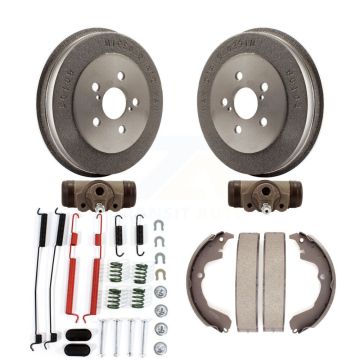 Rear Brake Drum Shoes Spring And Cylinders Kit (6Pc) For Toyota Matrix Pontiac Vibe K8N-100625