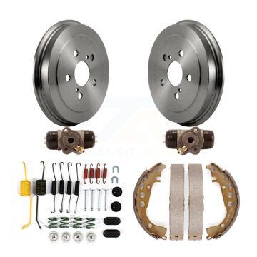 Rear Brake Drum Shoes Spring And Cylinders Kit (6Pc) For 2004-2007 Toyota Prius K8N-100629