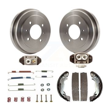 Rear Brake Drum Shoes Spring Cylinder Kit (6Pc) For 2005 Hyundai Elantra rear brakes K8N-100632