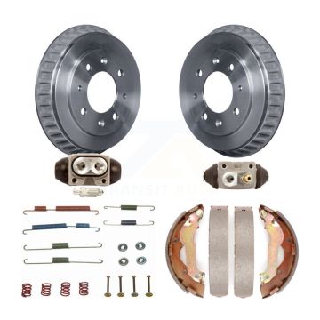 Rear Brake Drum Shoe Spring Cylinder Kit (6Pc) For 2007-2009 Kia Spectra rear brakes K8N-100634