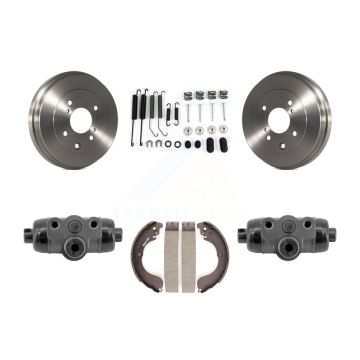 Rear Brake Drum Shoes Spring And Cylinders Kit For 2008 Nissan Versa 4-Wheel ABS K8N-100693