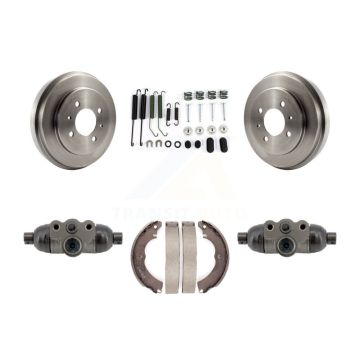 Rear Brake Drum Shoe Spring Cylinder Kit For 07 Mitsubishi Lancer With 14" Factory Wheels K8N-100704