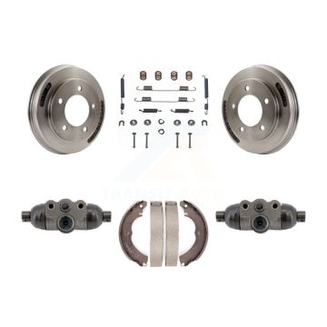 Rear Brake Drum Shoe Spring Cylinder Kit For 07 Mitsubishi Lancer With 16" Factory Wheels K8N-100706