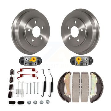 Rear Brake Drum Shoes Spring And Cylinders Kit (6Pc) For Chevrolet Cobalt Pontiac G5 HHR K8N-100709