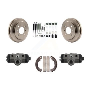 Rear Brake Drum Shoes Spring Cylinder Kit For 09-11 Nissan Versa 1.6L Without 4 Wheel ABS K8N-100712