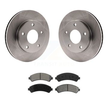 Front Disc Brake Rotors And Semi-Metallic Pads Kit For 1997 Chevrolet Blazer GMC Jimmy K8S-100002
