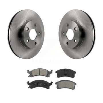 Front Brake Rotor & Semi-Metallic Pad Kit For Chevrolet Cavalier Pontiac Sunfire Grand Am K8S-100005