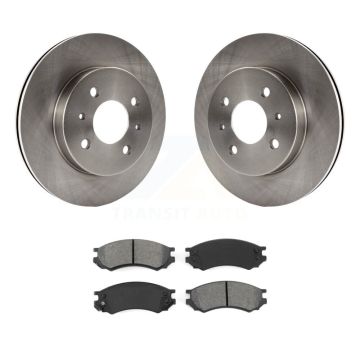 Front Disc Brake Rotor And Semi-Metallic Pad Kit For Saturn SL1 SC1 SL2 SC2 SL SW2 SW1 SC K8S-100008