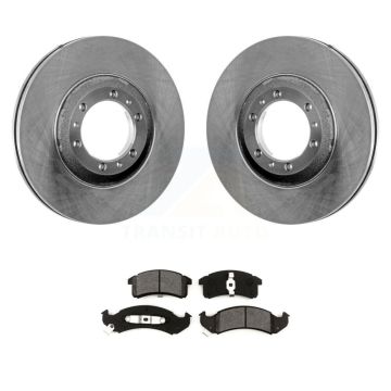 Front Brake Rotor Semi-Metallic Pad Kit For Chevrolet Camaro Pontiac Firebird Buick 88 98 K8S-100016