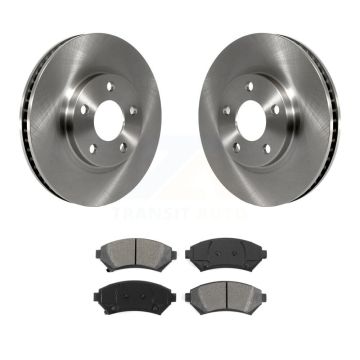 Front Brake Rotor Semi-Metallic Pad Kit For Chevrolet Impala Buick LeSabre Cadillac Monte K8S-100018