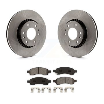 Front Brake Rotors Semi-Metallic Pad Kit For Chevrolet Trailblazer GMC Envoy XL EXT Buick K8S-100029