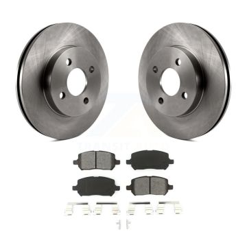 Front Disc Brake Rotor & Semi-Metallic Pad Kit For Chevrolet Cobalt Pontiac G5 Saturn Ion K8S-100037