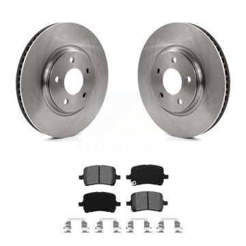 Front Brake Rotor Semi-Metallic Pad Kit For Chevrolet Cobalt Saturn Ion Malibu Pontiac G6 K8S-100038
