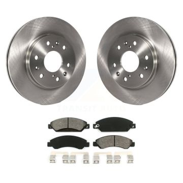 Front Brake Rotors Semi-Metallic Pad Kit For Chevrolet Avalanche Cadillac GMC Tahoe Yukon K8S-100049