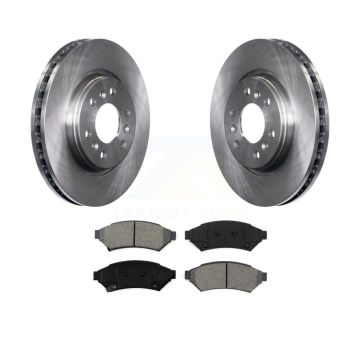 Front Disc Brake Rotor Semi-Metallic Pad Kit For Pontiac Montana Chevrolet Uplander Buick K8S-100055