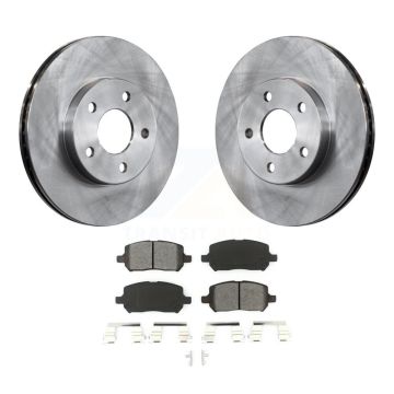 Front Disc Brake Rotors And Semi-Metallic Pads Kit For Chevrolet Cobalt Pontiac G5 K8S-100062
