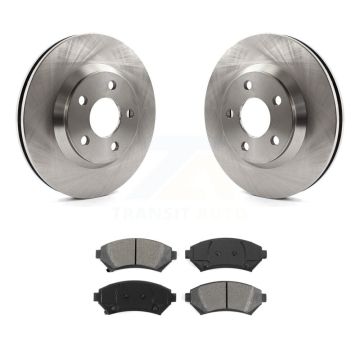 Front Brake Rotor Semi-Metallic Pad Kit For Chevrolet Impala Buick LeSabre Cadillac Monte K8S-100064