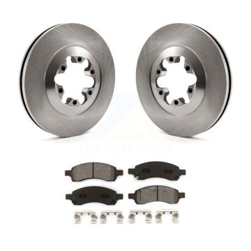 Front Disc Brake Rotors And Semi-Metallic Pads Kit For Chevrolet Colorado GMC Canyon K8S-100071