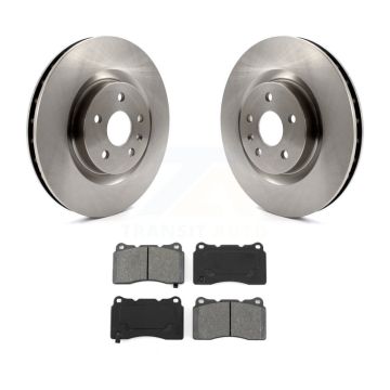 Front Disc Brake Rotors And Semi-Metallic Pads Kit For Pontiac G8 Buick Regal K8S-100076