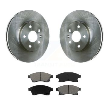 Front Disc Brake Rotors And Semi-Metallic Pads Kit For Chevrolet Cruze Sonic Limited K8S-100078