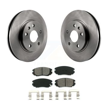 Front Brake Rotor Semi-Metallic Pad Kit For Chevrolet Malibu Buick Regal LaCrosse Limited K8S-100080