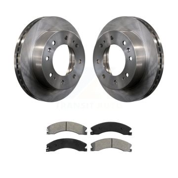 Front Brake Rotor & Semi-Metallic Pad Kit For GMC Chevrolet Sierra 2500 HD Silverado 3500 K8S-100082
