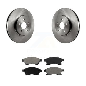 Front Disc Brake Rotors And Semi-Metallic Pads Kit For 2013-2014 Chevrolet Sonic RS K8S-100084