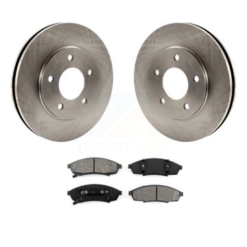 Front Brake Rotor Semi-Metallic Pad Kit For Oldsmobile Cutlass Supreme Buick Regal Lumina K8S-100087