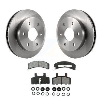 Front Brake Rotors Semi-Metallic Pad Kit For K1500 Chevrolet GMC K2500 Tahoe Yukon Blazer K8S-100088