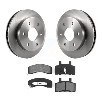 Front Disc Brake Rotor Semi-Metallic Pad Kit For Chevrolet Tahoe GMC Yukon K2500 Suburban K8S-100089