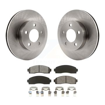 Front Disc Brake Rotors And Semi-Metallic Pads Kit For Ford Ranger Mazda B4000 4WD K8S-100106