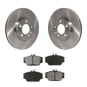 Front Brake Rotor And Semi-Metallic Pad Kit For Ford Taurus Lincoln Continental Mark VIII K8S-100115
