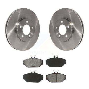 Front Brake Rotor Semi-Metallic Pad Kit For 01-02 Ford Taurus With Police or Taxi Package K8S-100116