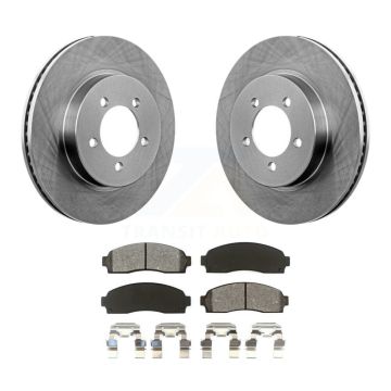 Front Disc Brake Rotors And Semi-Metallic Pads Kit For Ford Explorer Mercury Mountaineer K8S-100127