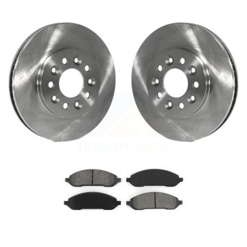 Front Disc Brake Rotor Semi-Metallic Pad Kit For 2004-2007 Ford Freestar Mercury Monterey K8S-100135