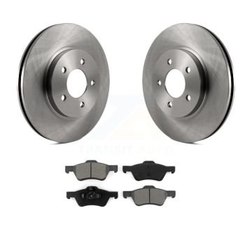Front Brake Rotor And Semi-Metallic Pad Kit For Ford Escape Mazda Tribute Mercury Mariner K8S-100136