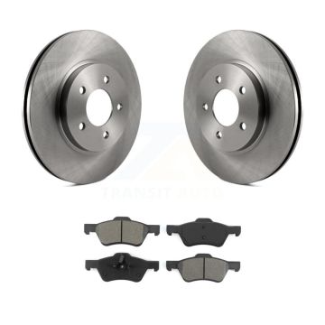Front Disc Brake Rotors And Semi-Metallic Pads Kit For Ford Escape Mercury Mariner K8S-100137