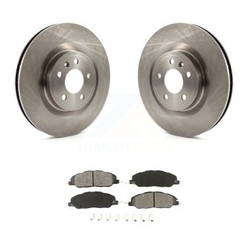 Front Disc Brake Rotors And Semi-Metallic Pads Kit For Ford Mustang K8S-100170