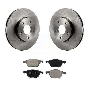 Front Disc Brake Rotors And Semi-Metallic Pads Kit For Ford Focus C-Max K8S-100172