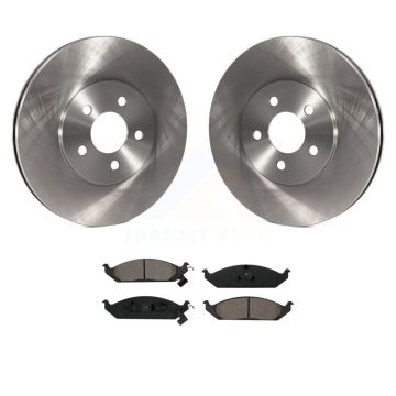 Front Brake Rotor Semi-Metallic Pad Kit For Chrysler Cirrus Dodge Stratus Plymouth Breeze K8S-100189