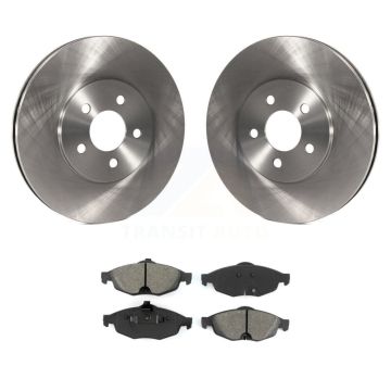 Front Disc Brake Rotors And Semi-Metallic Pads Kit For Chrysler Sebring Dodge Stratus K8S-100190