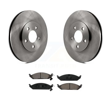 Front Brake Rotors Semi-Metallic Pad Kit For Chrysler Sebring Cirrus Dodge Stratus Breeze K8S-100191