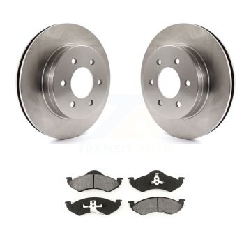Front Disc Brake Rotors And Semi-Metallic Pads Kit For Dodge Dakota Durango K8S-100193