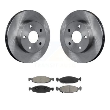 Front Brake Rotors Semi-Metallic Pad Kit For Jeep Grand Cherokee With Teves & ATE Caliper K8S-100198