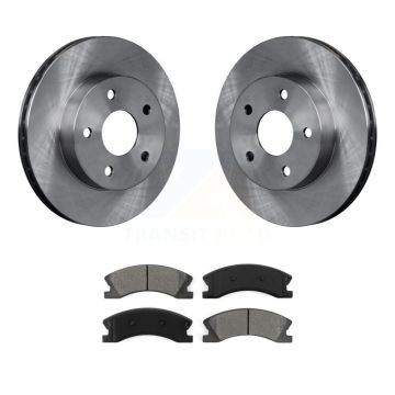 Front Disc Brake Rotors And Semi-Metallic Pads Kit For Jeep Grand Cherokee K8S-100199