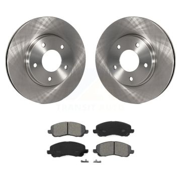 Front Brake Rotors & Semi-Metallic Pad Kit For Chrysler Sebring Mitsubishi Lancer Eclipse K8S-100205