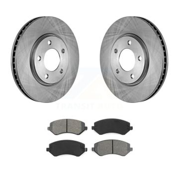 Front Disc Brake Rotor And Semi-Metallic Pad Kit For Dodge Grand Caravan Chrysler Voyager K8S-100212