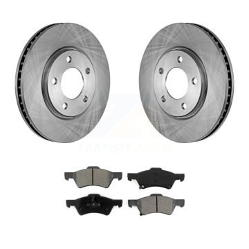 Front Brake Rotor & Semi-Metallic Pad Kit For Dodge Grand Caravan Chrysler Town Country K8S-100213