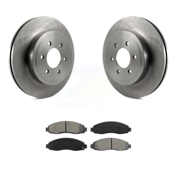 Front Disc Brake Rotors And Semi-Metallic Pads Kit For 2003-2004 Dodge Dakota K8S-100219